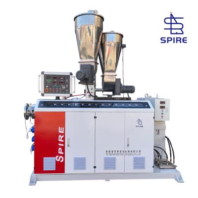 PVC conical twin screw extruder