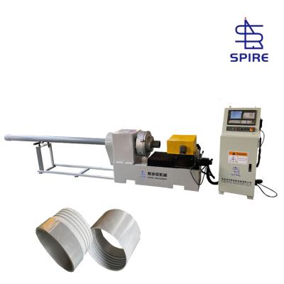 Plastic pipe threading machine